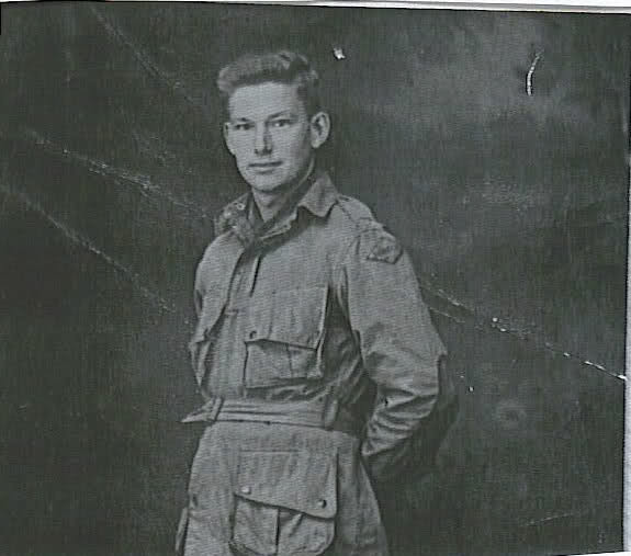 PFC Lewis J. Dutch Haight of Easy Company 5th Rangers in an extremely RARE and seldom seen photo. He is wearing an M1942 re-enforced Jumpsuit of the type worn by paratroopers on D-Day. However, c.jpg